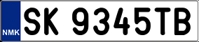 Truck License Plate